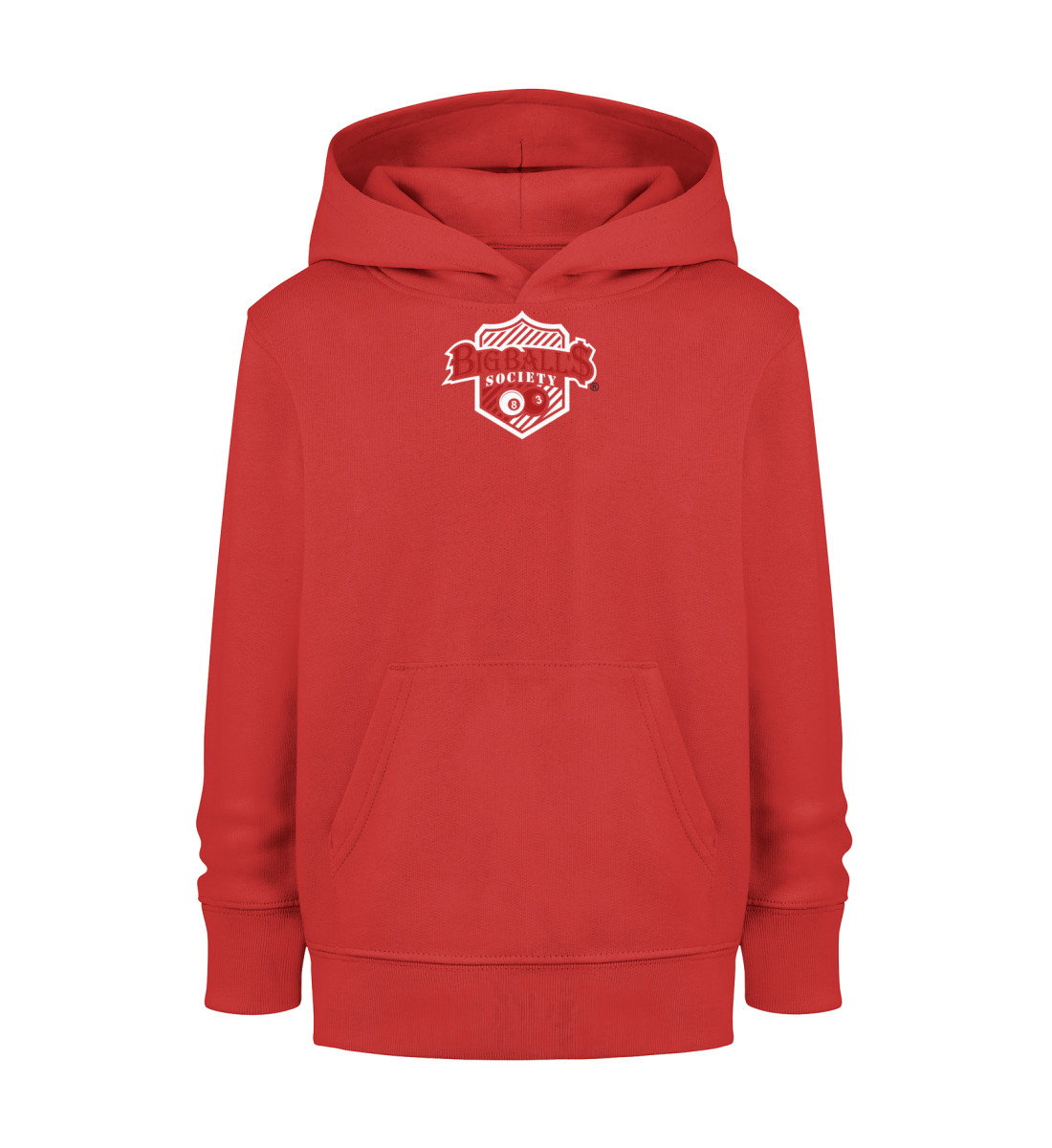 Big Ball'$ Society Red/ White Mini Hoodie