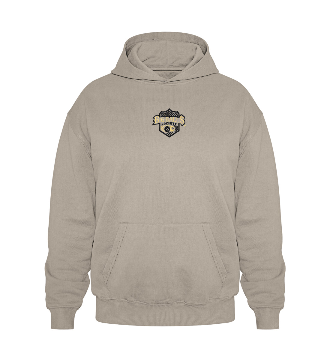 Big Ball'$ Society Gold/ Black  Dry Hoodie mit Stick