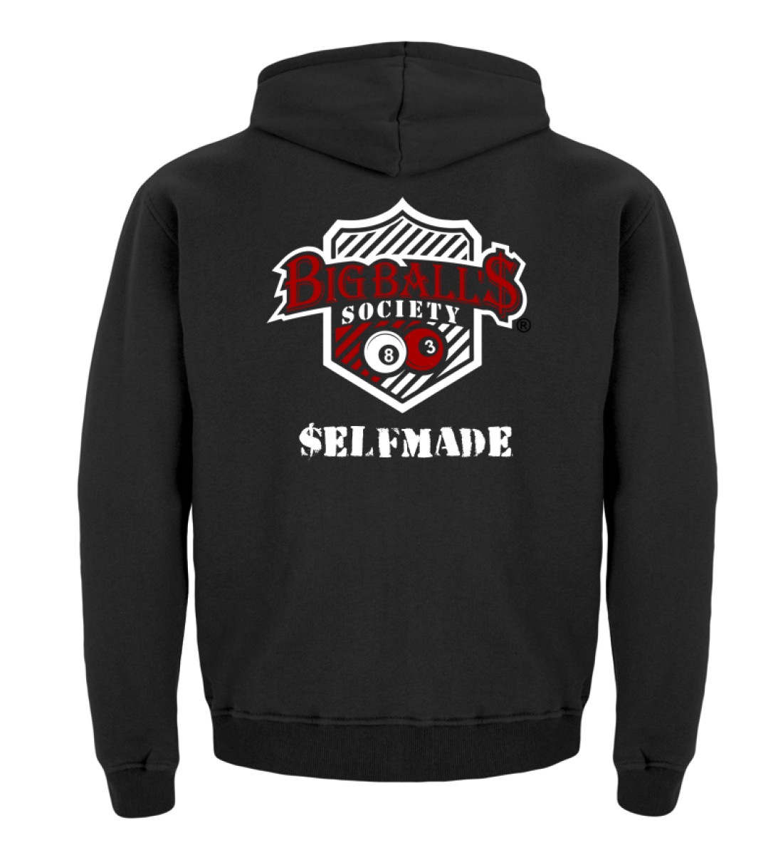 $elfmade White/ Red by Big Ball'$ Society  - Kinder Hoodie