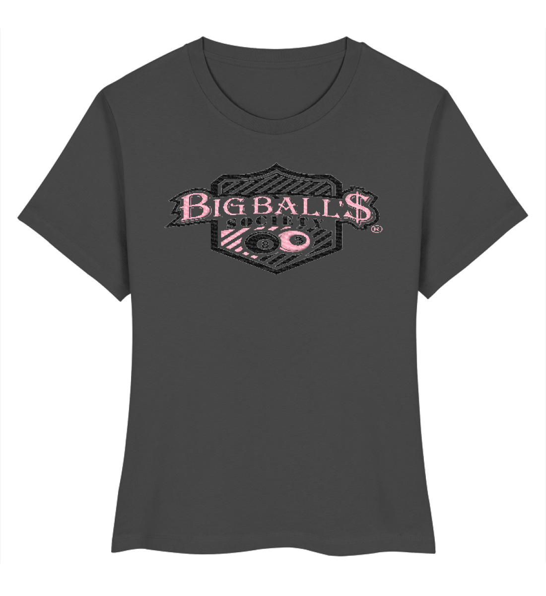 Big Ball'$ Society Black/ Pink  Shirt mit Stick