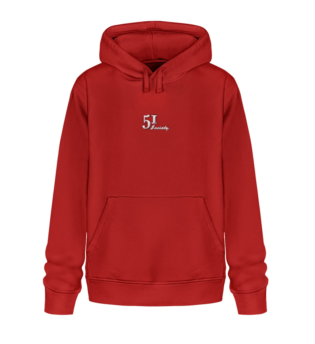 51$ociety Red/ White Hoodie