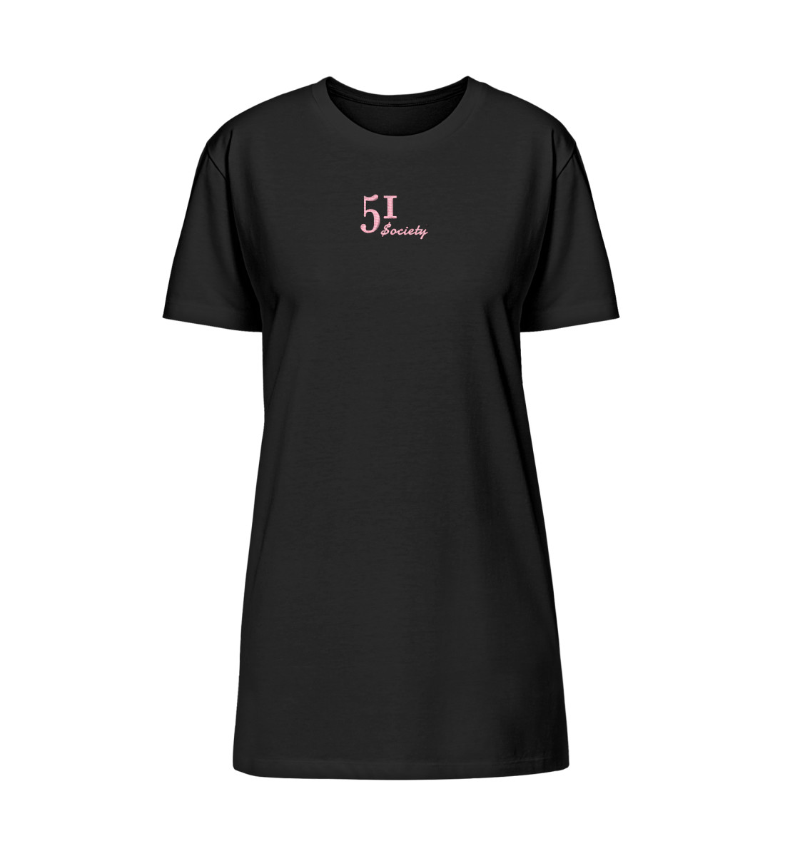 51$ociety Pink T-Shirt Kleid 