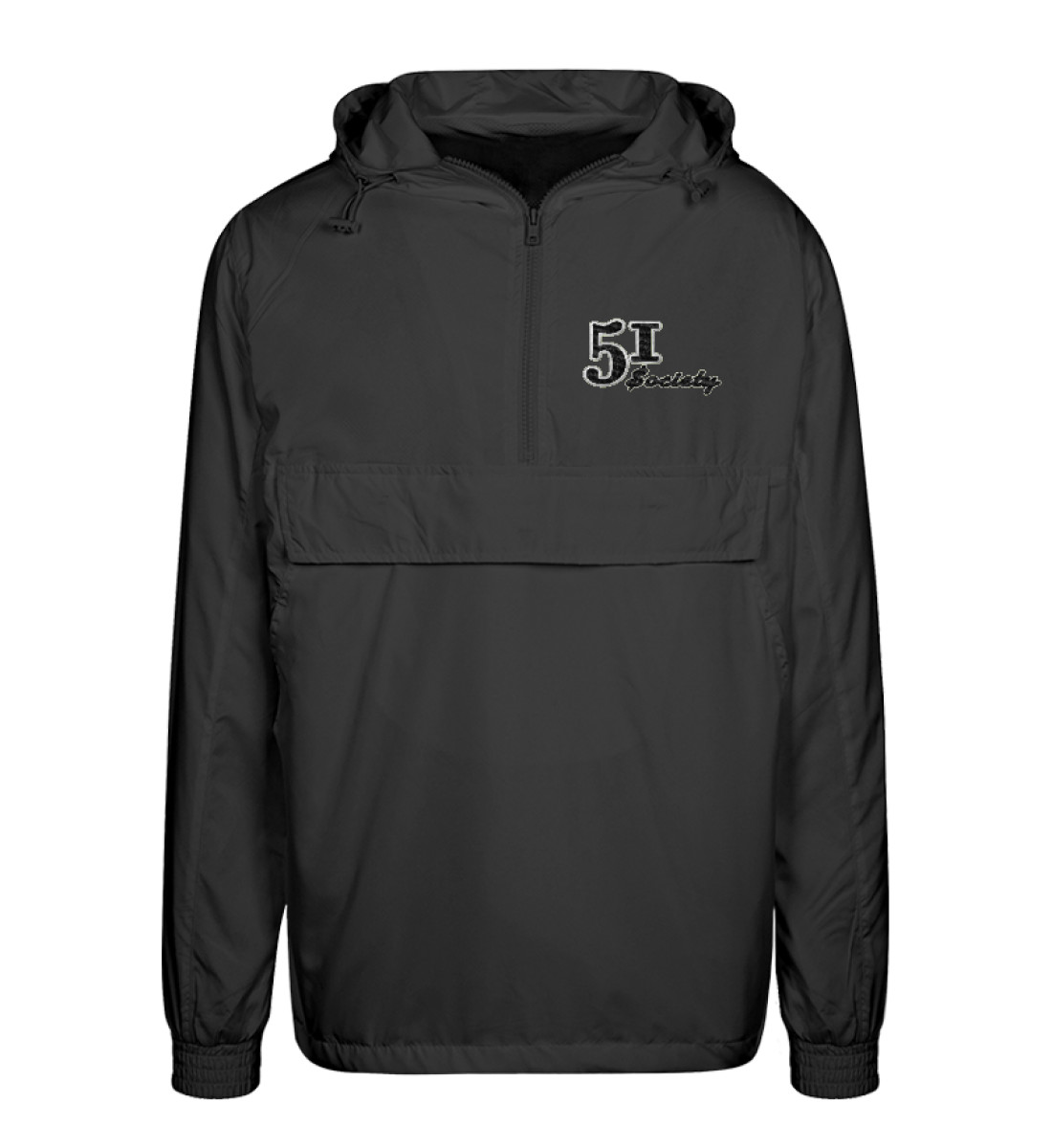 51$ociety Black Windbreaker