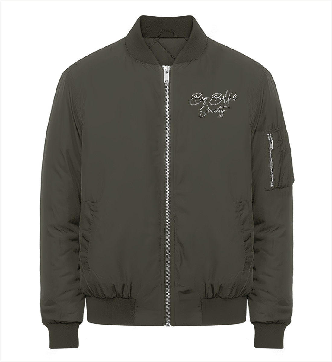 Big Ball'$ Society Fine Organic Bomberjacke mit Stick
